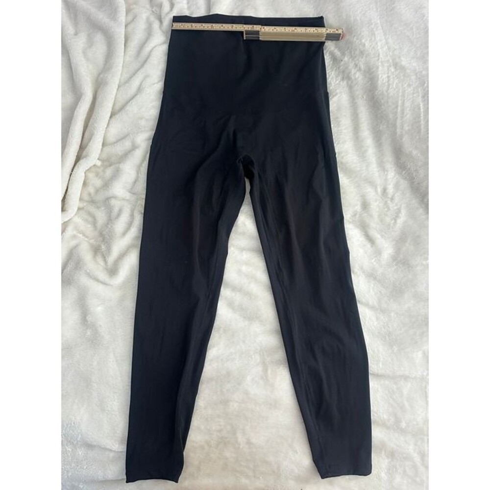 POSHDIVAH Black High Rise Leggings Size XL Stretch Activew - Picture 5 of 6